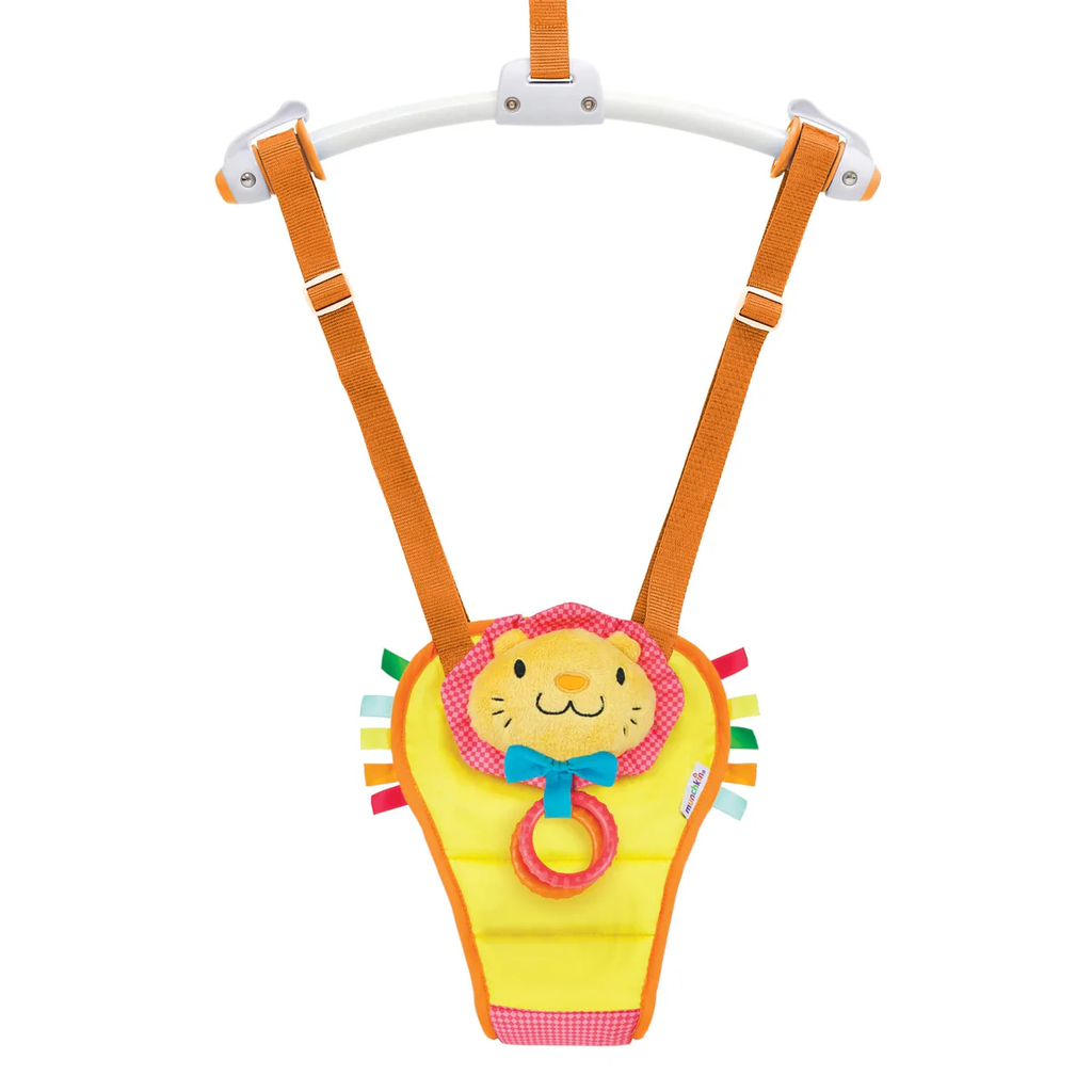 Munchkin Bluetooth Enabled Lightweight Baby Swing with Natural Sway in 5 Speeds and Remote Control, Cotton, Grey/White, 1 Count (Pack of 1)