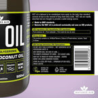 Natures Aid 100% MCT Oil - Premium Coconut Oil 500ml (Pack of 2)