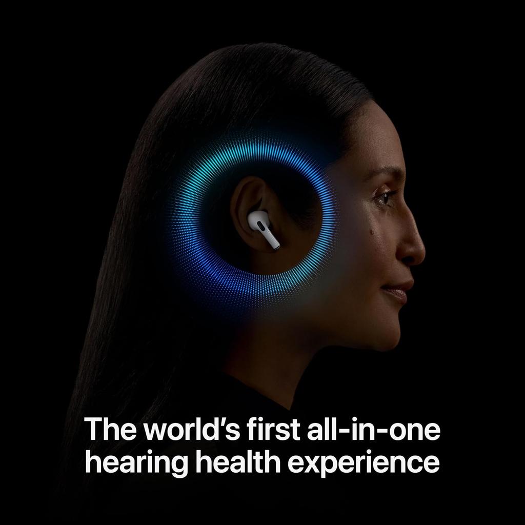 New Original Apple AirPods Pro 2 Wireless Earbuds, Bluetooth Headphones, Active Noise Cancellation, Transparency, Personalised Spatial Audio, High Fidelity Sound, H2 Chip, USB C Charging