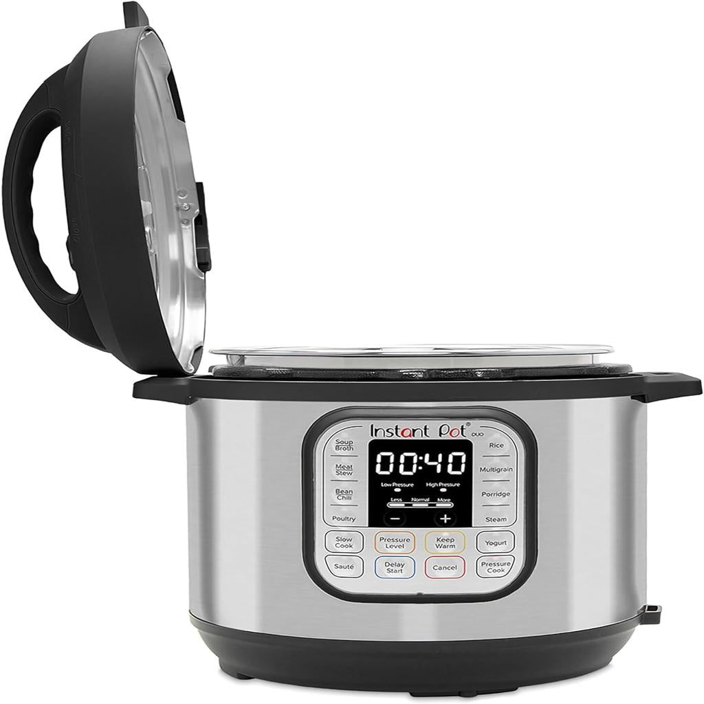 Instant Pot Duo 7-in-1 Electric Multi-Cooker 5.7L - Brushed Stainless Steel, Large Pressure Cooker, Slow Cooker, Rice Cooker, Sauté, Yoghurt Maker, Food Steamer Pot and Food Warmer, Dishwasher Safe
