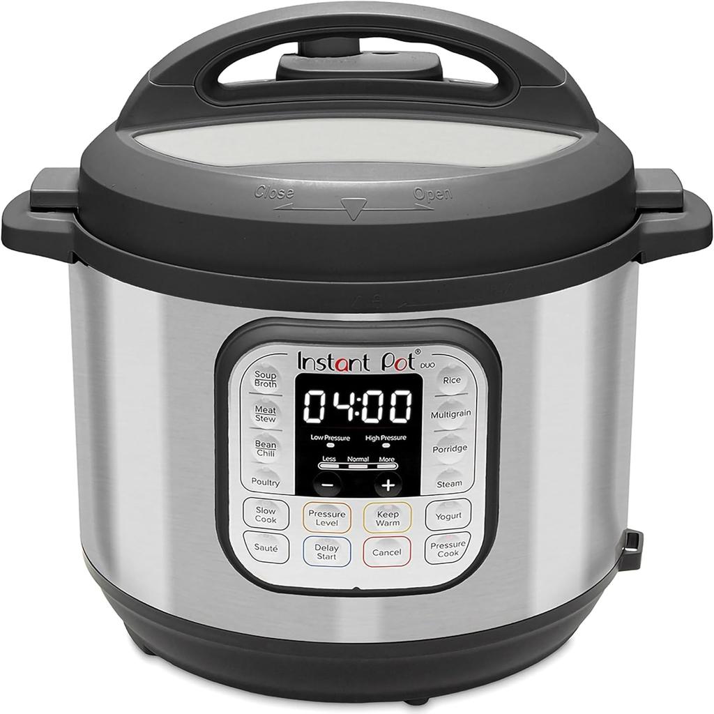 Instant Pot Duo 7-in-1 Electric Multi-Cooker 5.7L - Brushed Stainless Steel, Large Pressure Cooker, Slow Cooker, Rice Cooker, Sauté, Yoghurt Maker, Food Steamer Pot and Food Warmer, Dishwasher Safe