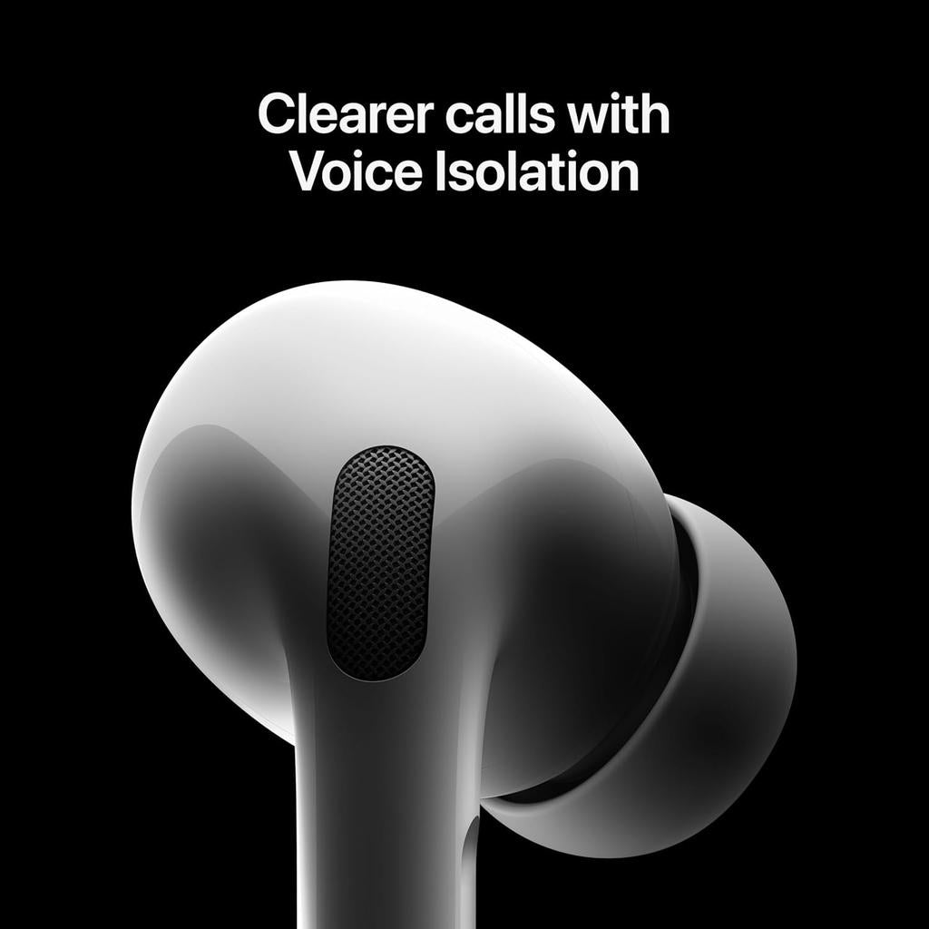 New Original Apple AirPods Pro 2 Wireless Earbuds, Bluetooth Headphones, Active Noise Cancellation, Transparency, Personalised Spatial Audio, High Fidelity Sound, H2 Chip, USB C Charging