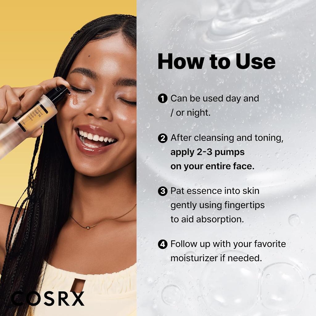 COSRX Advanced Snail 96 Mucin Power Essence 100ml, Skin Repair & Hydrating Serum, Snail Secretion Filtrate 96% & Hyaluronic acid, Korean Skincare, Animal testing free