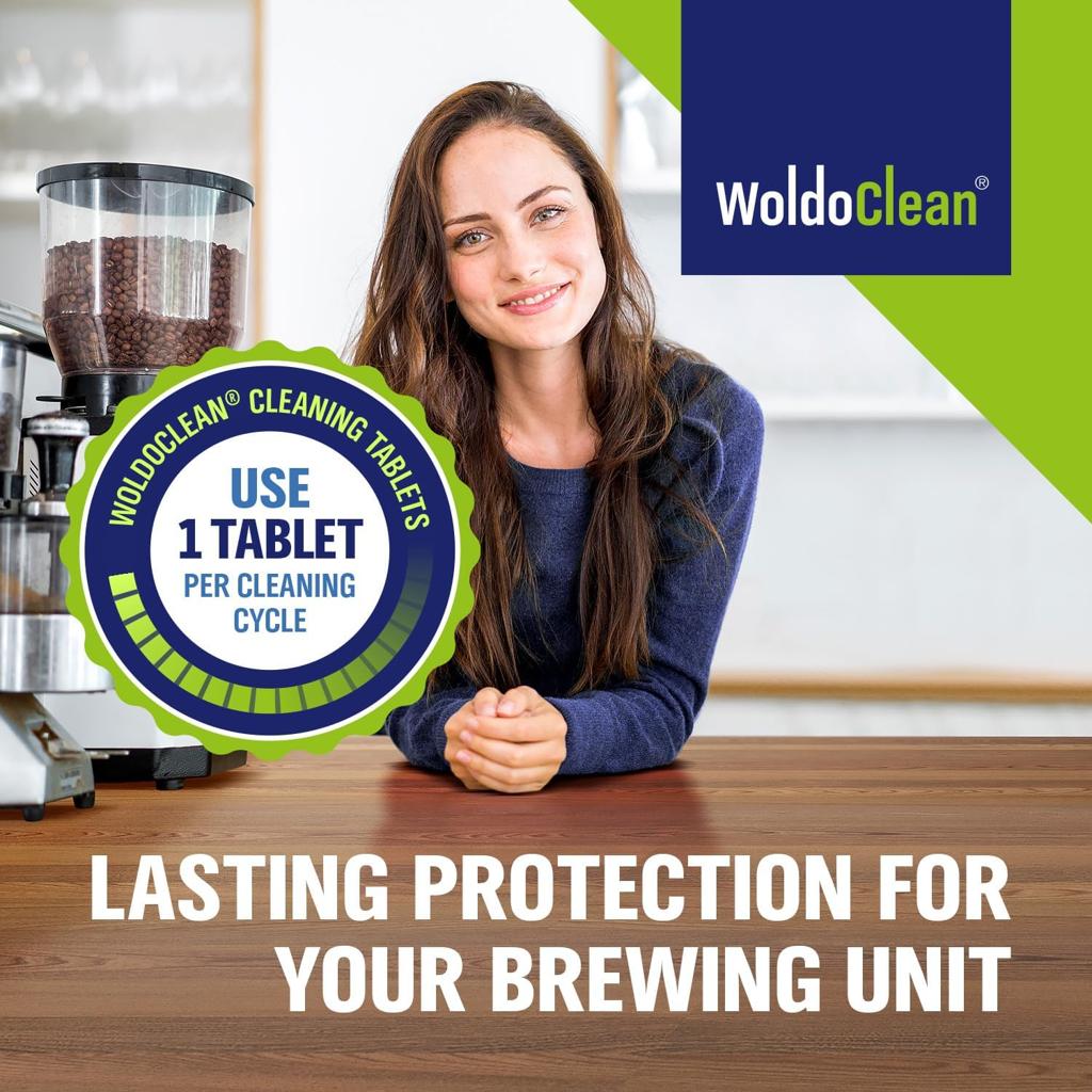 Cleaning tablets for coffee and espresso machine - Pack of 40, Cleaner suitable for automatic coffee makers and capsule machines